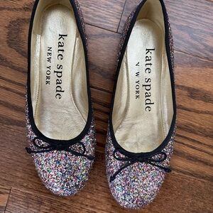 Authentic Kate Spade Glitter Ballet Flats